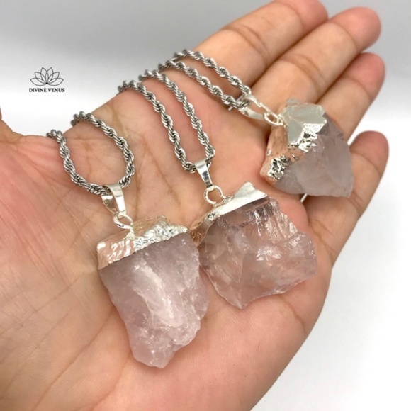 Rose Quartz Necklace - Picture 7 of 10